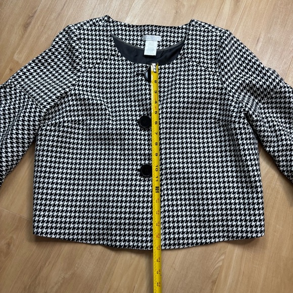 Worthington Black and White Pea Coat - Picture 8 of 12